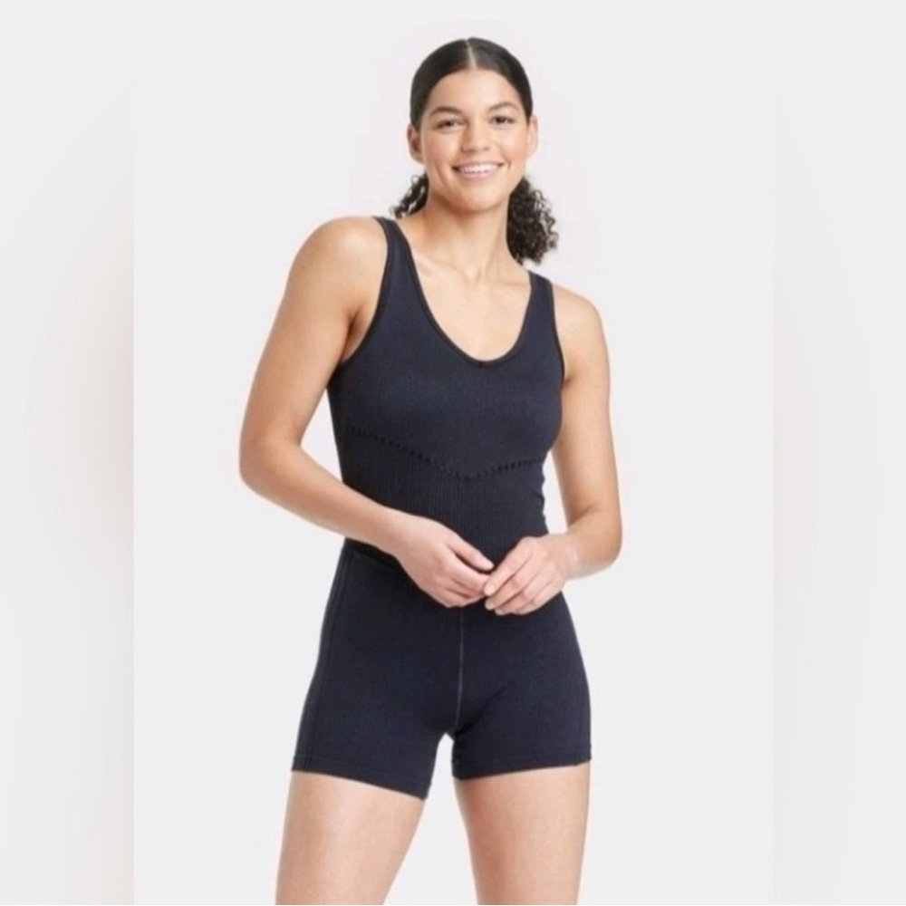 JoyLab Black Athletic Bodysuit